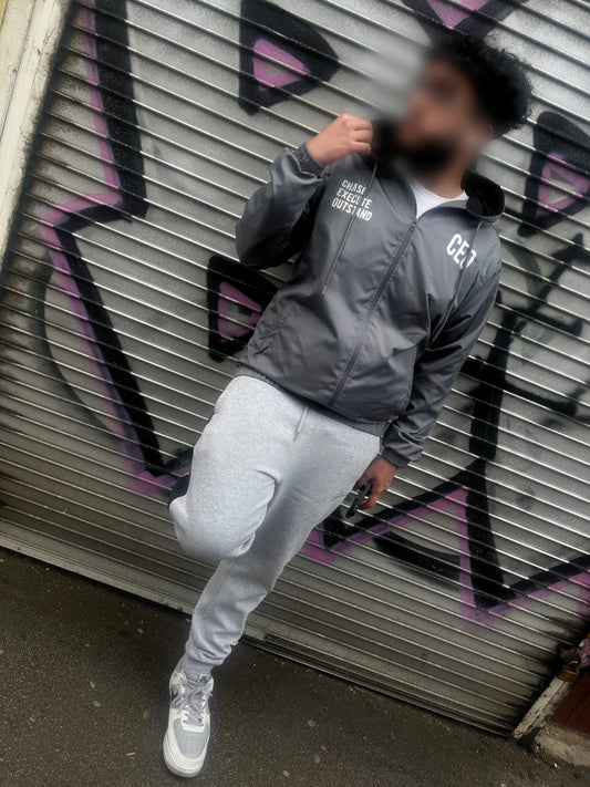 CEO Grey Windbreaker