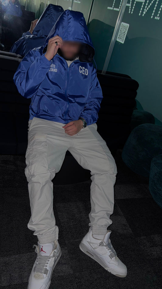 CEO Blue Windbreaker